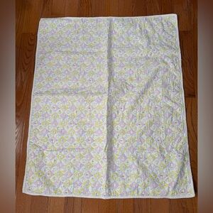 Vintage Baby Blanket Bunnies Ducks Lambs